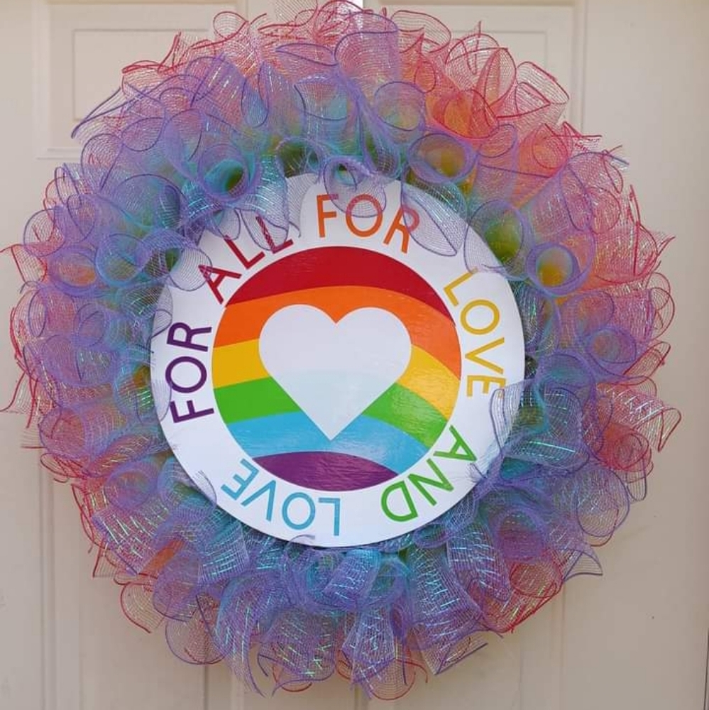 LGBTQ wreath